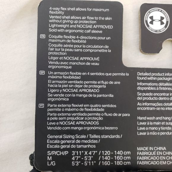 Under Armour Flex Pro Shinguard Men's Sz. Small NWT - Picture 3 of 6